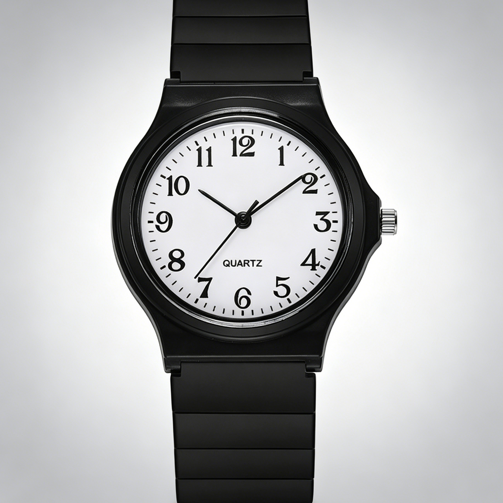 Silent-needle children’s wristwatch