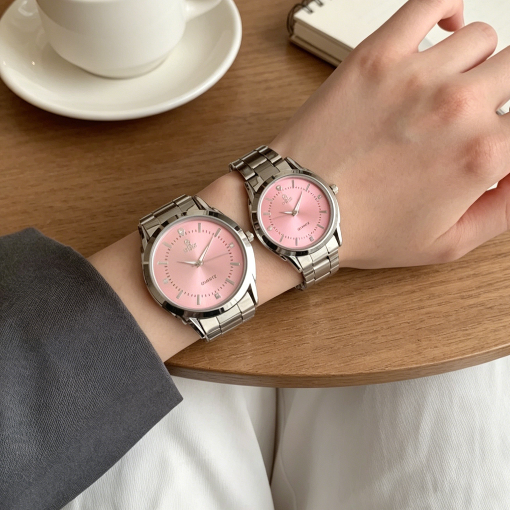 Delicate rhinestone-inlaid creative casual women’s watch